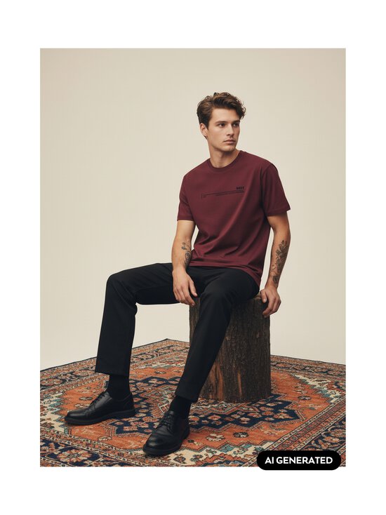 Boss Green - Travel Jersey t-krekls - 654 DARK PINK | Stockmann - photo 3