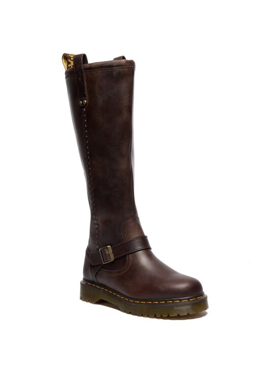 Dr. Martens - Anistone Crazy Horse Tall -saappaat - DARK BROWN | Stockmann - photo 2