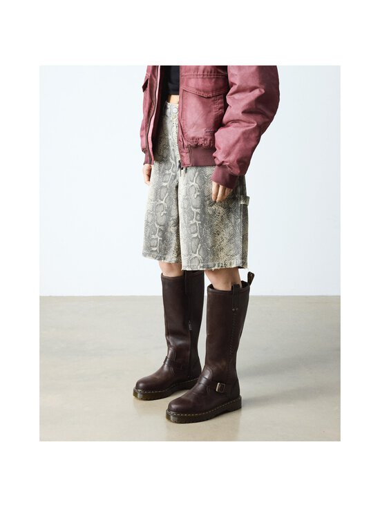 Dr. Martens - Anistone Crazy Horse Tall -saappaat - DARK BROWN | Stockmann - photo 4