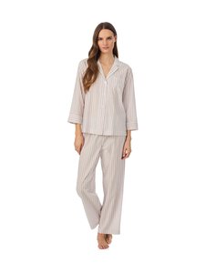 Lauren Ralph Lauren - Notch Collar Ankle -pyjama 2-osainen - 976 MULTISTP | Stockmann