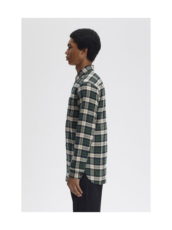 Fred Perry - Brushed Twill Tartan -ruutupaita - X89 COURT GREEN | Stockmann - photo 4