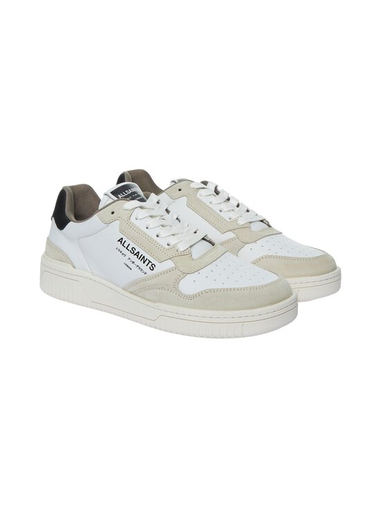 Allsaints - Regan Low Top -nahkatennarit - 99 CHALK WHITE/BLACK | Stockmann - photo 5