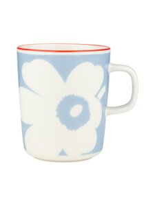 Marimekko - Juhla Unikko -muki 2,5 dl - WHITE, LT.BLUE, ORANGE RED | Stockmann