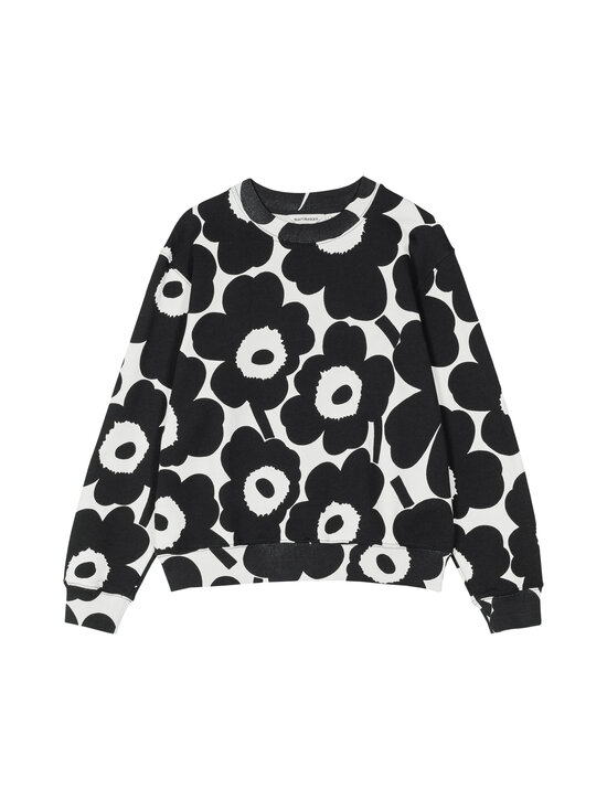 Marimekko - Leiot Pieni Unikko Kioski -collegepaita - 910 BLACK, OFF-WHITE | Stockmann - photo 1
