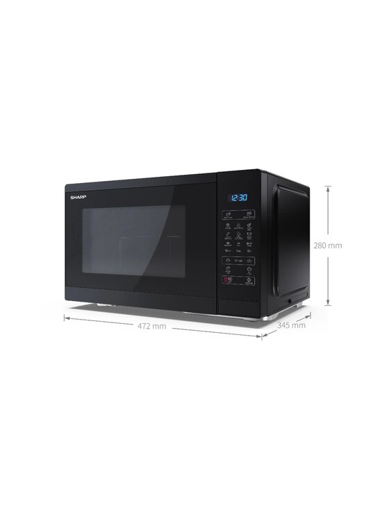 Sharp - MG252AE-B Micro Wave Oven -mikroaaltouuni - BLACK BLACK | Stockmann - photo 4