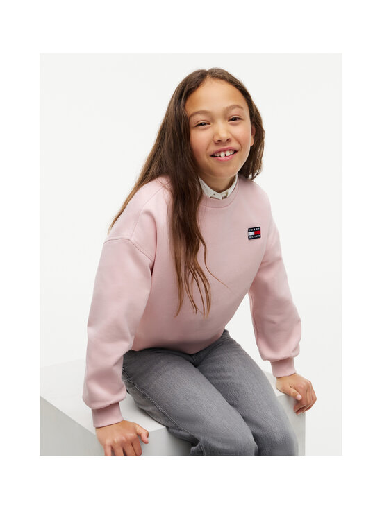 Tommy Hilfiger - Heritage Flag -collegepaita - TJQ WHIMSY PINK | Stockmann - photo 5