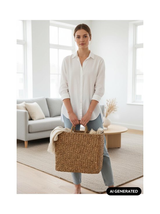 Casa Stockmann - Ajalehekorv Lind 34 x 16 x 30 cm - NATURAL | Stockmann - photo 4