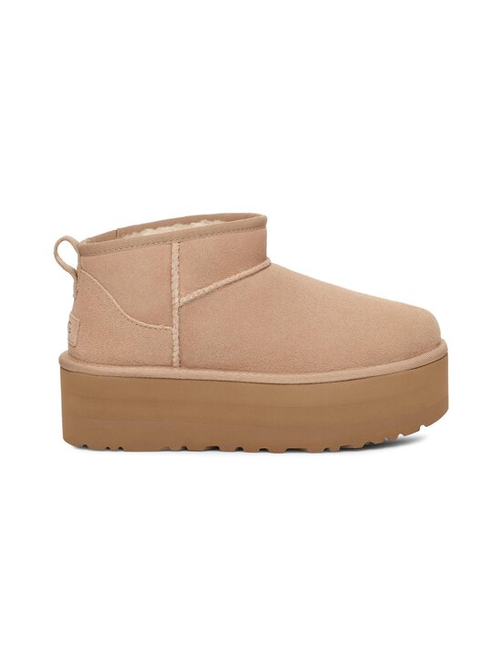 Nahast poolsaapad Classic Ultra Mini Platform