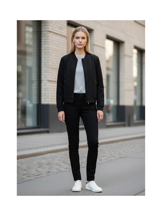 NOOM - Gigi punto jersey bomber -takki - BLACK | Stockmann - photo 6