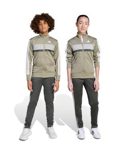 adidas Sportswear - Junior 3 Stripes Tiberio -verryttelypuku - JX0195 SILPEB/GRESIX/METGRY | Stockmann