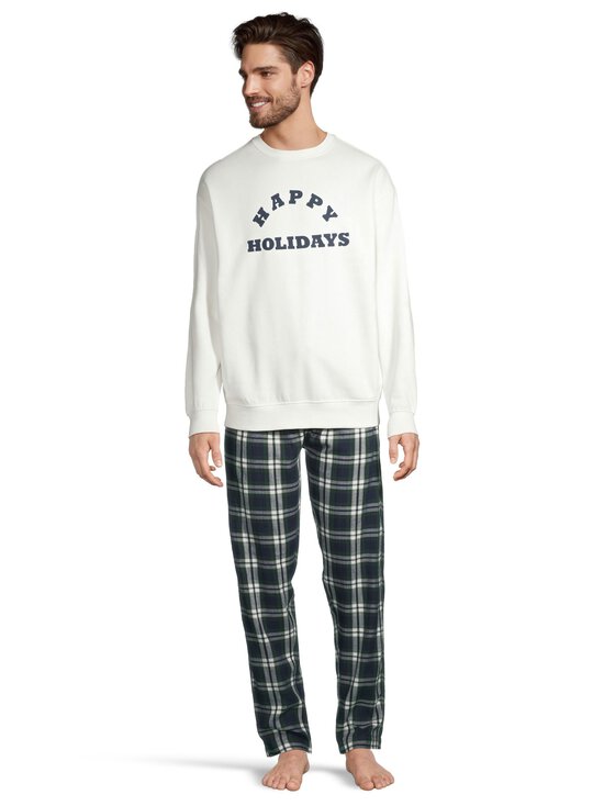 Cap Horn loungewear - Nico-pyjama 2-osainen - GREEN CHECK/SOFT WHITE | Stockmann - photo 2