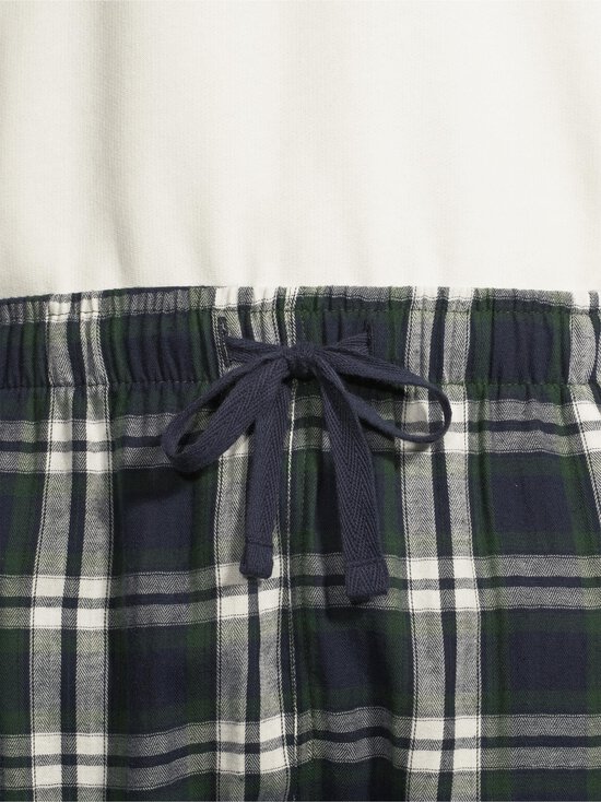 Cap Horn loungewear - Nico-pyjama 2-osainen - GREEN CHECK/SOFT WHITE | Stockmann - photo 4