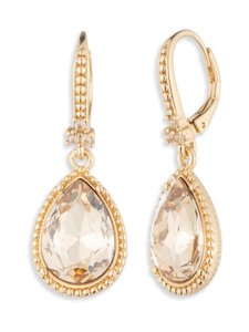 Marchesa - Stone Teardrop -korvakorut - GLD/CGS | Stockmann