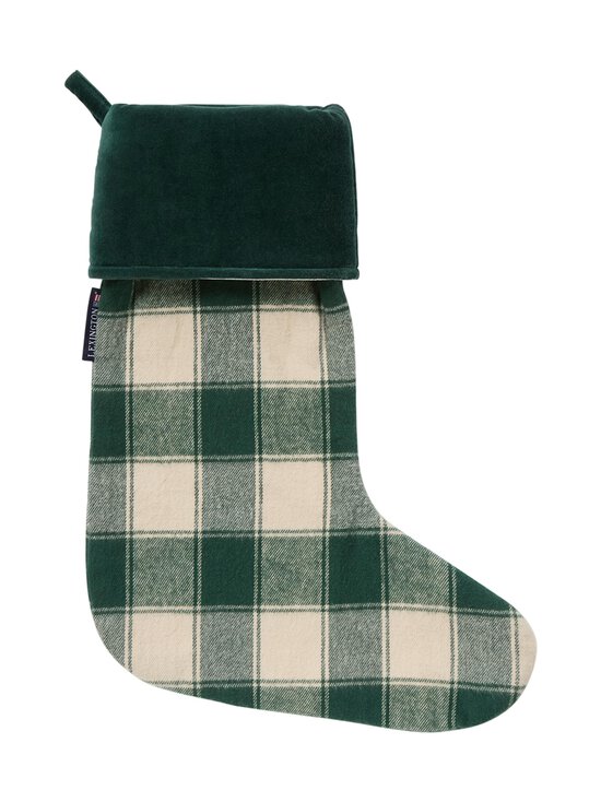 Lexington - Jõulusokk Organic Checked - 2033 LT BEIGE/GREEN | Stockmann - photo 2