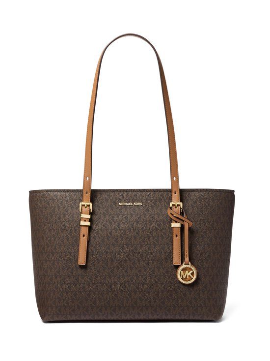Michael Michael Kors - Quinn Medium Monogram Tote -laukku - 252 BRN/ACORN | Stockmann - photo 1