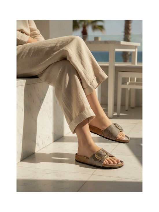 BIRKENSTOCK - Madrid Syn sandales - PYTHON GRAY TAUPE | Stockmann - photo 4