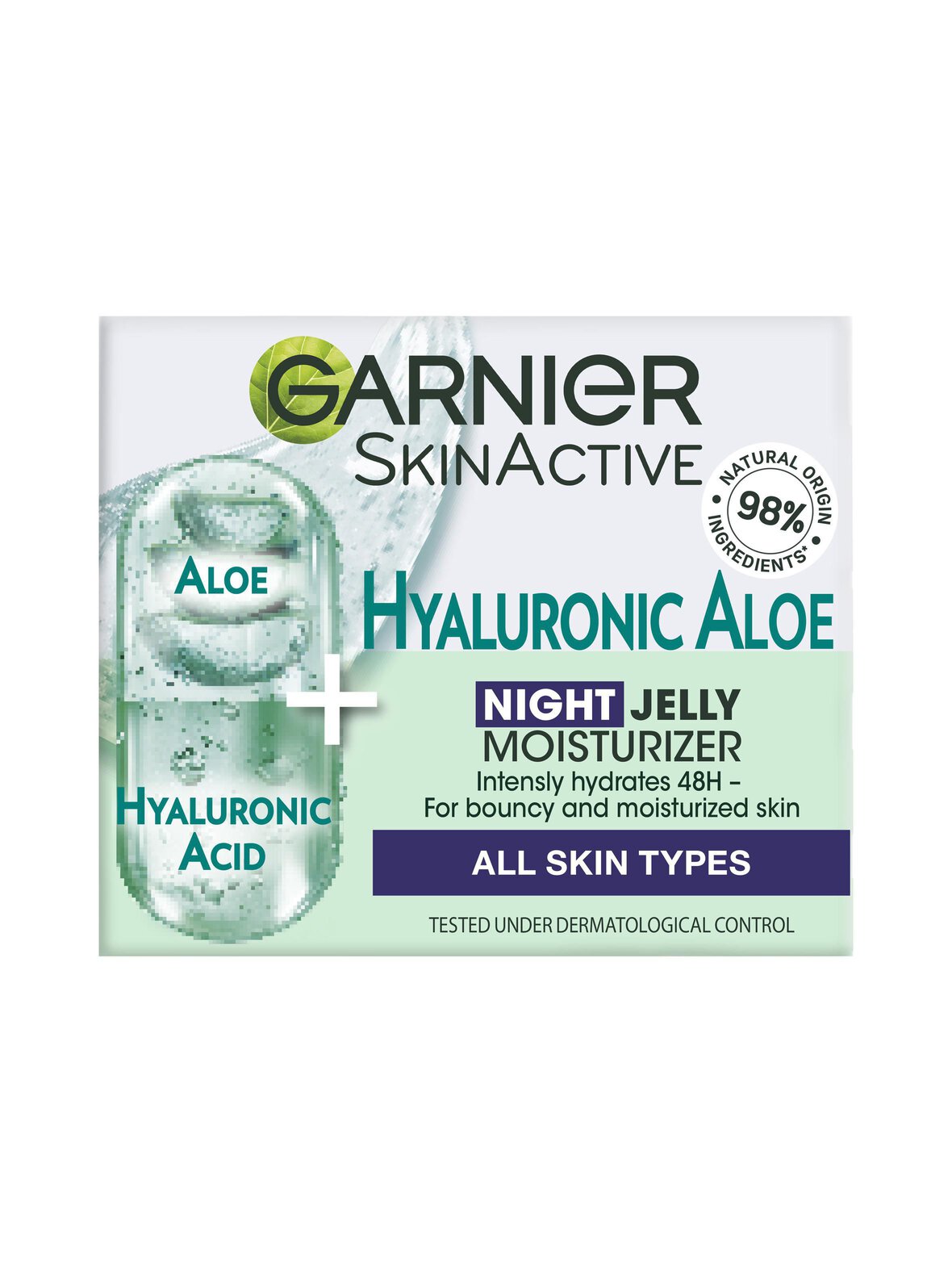 SkinActive Hyaluronic Aloe Night Jelly -yövoide