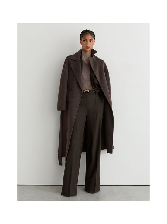 Reiss - Dawson Wide Leg -housut - 22 CHOCOLATE BROWN | Stockmann - photo 3