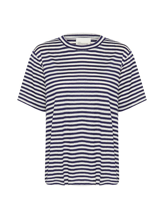 MY ESSENTIAL WARDROBE - LisaMW Striped T-krekls - 107481 DARK SAPPHIRE BLUE STRIPED - photo 1 MY ESSENTIAL WARDROBE - LisaMW Striped T-krekls - 107481 DARK SAPPHIRE BLUE STRIPED | Stockmann - photo 1