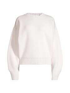 Róhe - Sculptural compact crewneck -neule - 112_310 OFF WHITE | Stockmann