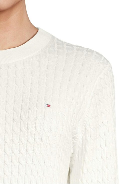 Tommy Hilfiger - Cable Fine -neulepusero - YA8 IVORY SILK - photo 4 Tommy Hilfiger - Cable Fine -neulepusero - YA8 IVORY SILK | Stockmann - photo 4