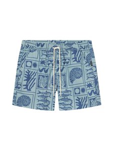 Dedicated - Birka-uimashortsit - OCEAN SQUARES BLUE | Stockmann