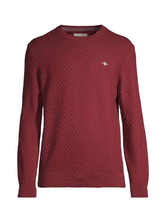 GANT - Kudum Micro Texture C-neck - 604 PLUMPED RED | Stockmann - photo 1