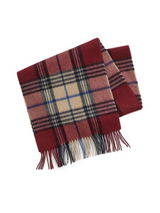 GANT - Ruudullinen merinovillahuivi - 604 PLUMPED RED | Stockmann