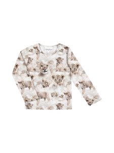 Gugguu - Print Relax -trikoopaita - BEIGE LION | Stockmann