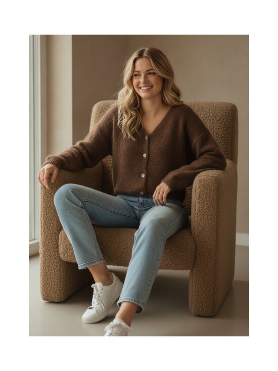 AMERICANDREAMS - Cornelia Cropped -neuletakki - COCOA | Stockmann - photo 3