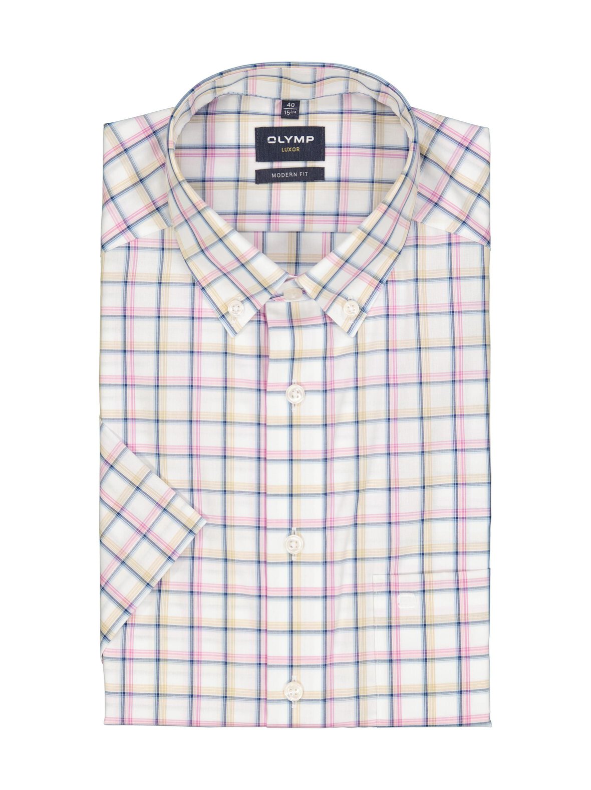 Modern Fit Check -kauluspaita