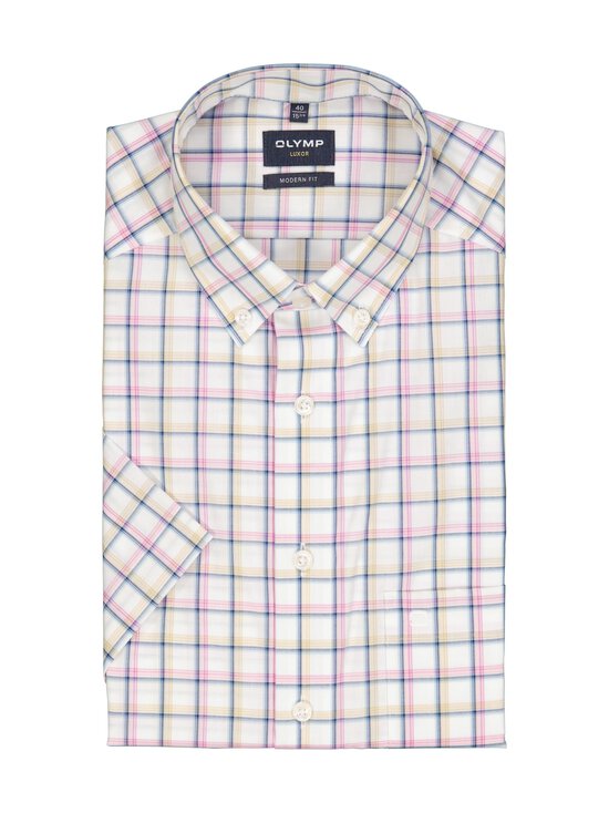 Olymp - Modern Fit Check krekls ar apkakli - 81 PINK - photo 1 Olymp - Modern Fit Check krekls ar apkakli - 81 PINK | Stockmann - photo 1