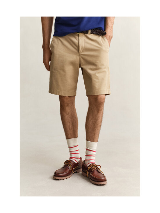GANT - Regular Classic Chino -shortsit - 248 DARK KHAKI | Stockmann - photo 4