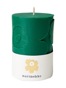 Marimekko - Unikko-pöytäkynttilä 6,5 x 10 cm - DARK GREEN | Stockmann