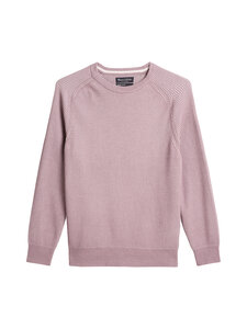 Marc O'Polo - Structured Crew Neck adīts džemperis - 622 VIOLET MAUVE | Stockmann