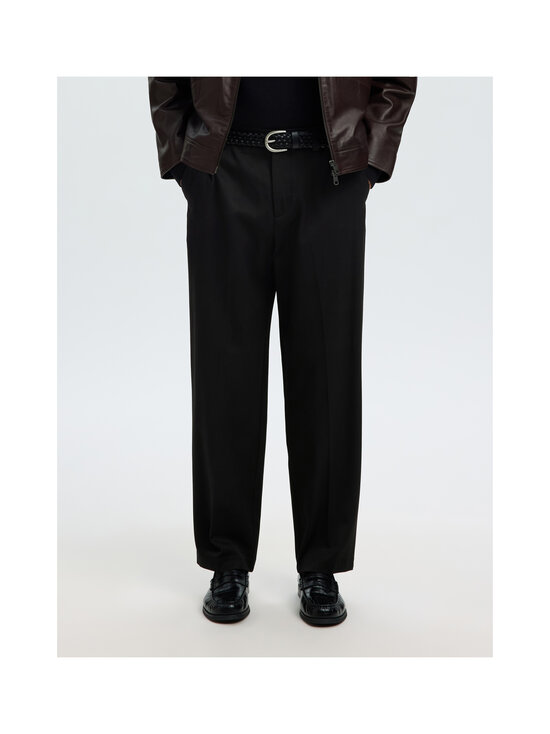 Selected - Loose Luke -villasekoitehousut - BLACK | Stockmann - photo 2