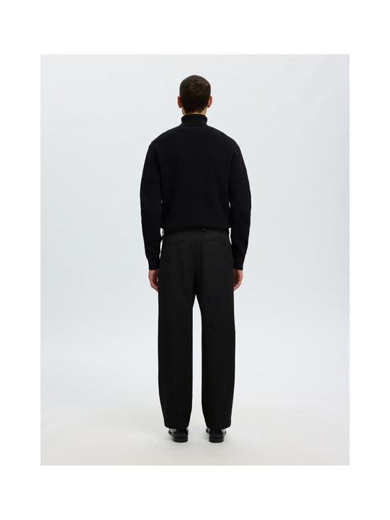 Selected - Loose Luke -villasekoitehousut - BLACK | Stockmann - photo 3