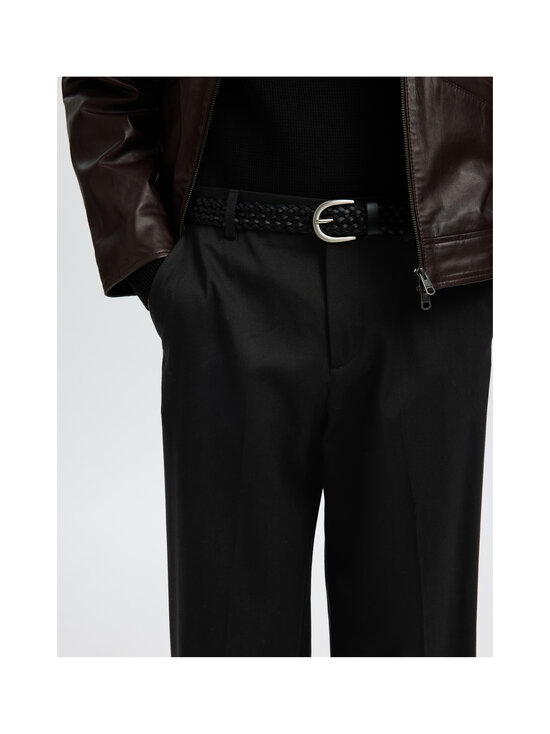 Selected - Loose Luke -villasekoitehousut - BLACK | Stockmann - photo 5