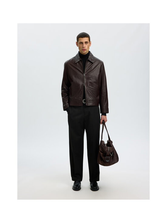Selected - Loose Luke -villasekoitehousut - BLACK | Stockmann - photo 6