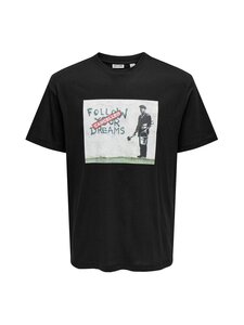 Only & Sons - OnsBanksy t-paita - BLACK PRINT:DREAMS Only & Sons - OnsBanksy t-paita - BLACK PRINT:DREAMS | Stockmann