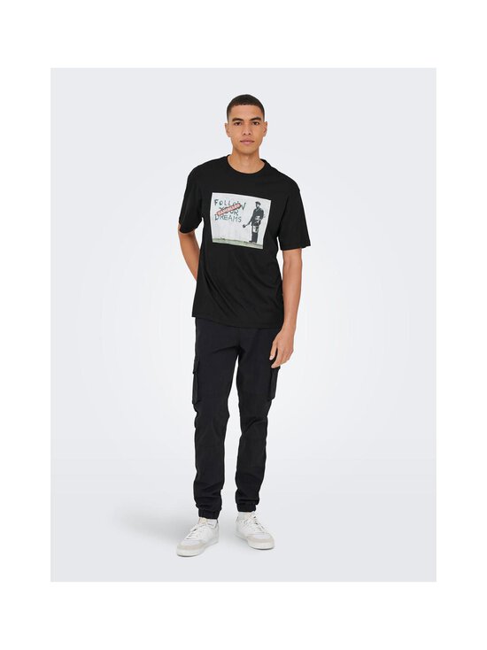 Only & Sons - OnsBanksy t-paita - BLACK PRINT:DREAMS | Stockmann - photo 4