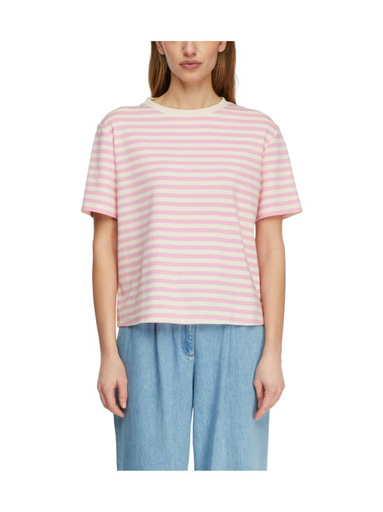Comma - Striped t-paita - 41G0 PINK STRIPE | Stockmann - photo 3
