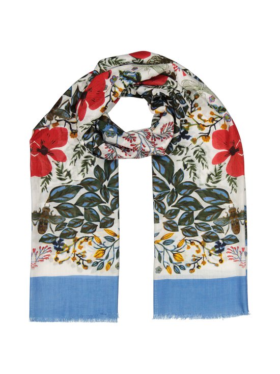 A+more - Teija viskozes šalle 100 x 180 cm - OFFWHITE/BLUE/RED - photo 1 A+more - Teija viskozes šalle 100 x 180 cm - OFFWHITE/BLUE/RED | Stockmann - photo 1