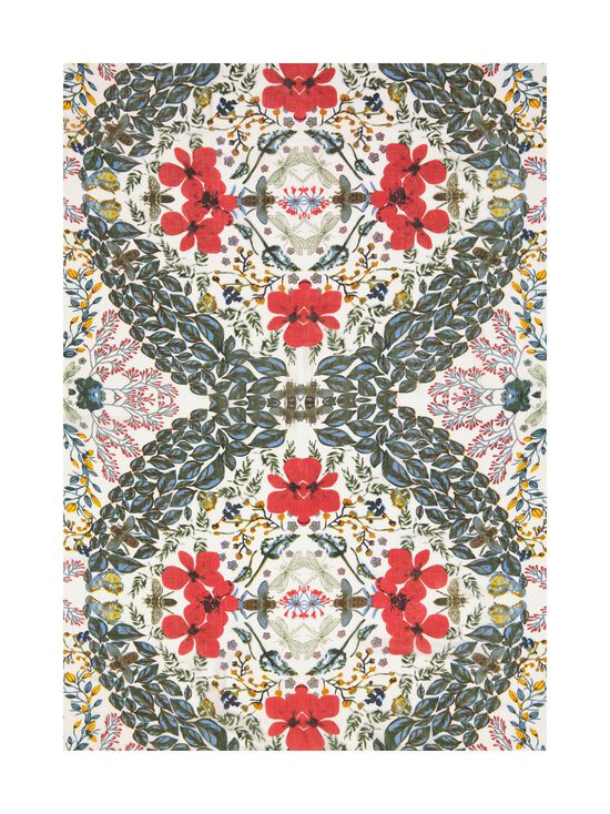 A+more - Teija viskozes šalle 100 x 180 cm - OFFWHITE/BLUE/RED - photo 2 A+more - Teija viskozes šalle 100 x 180 cm - OFFWHITE/BLUE/RED | Stockmann - photo 2