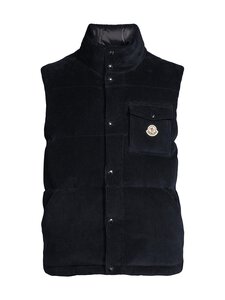 Moncler - Agen-vakosamettinen untuvaliivi - 779 NAVY Moncler - Agen-vakosamettinen untuvaliivi - 779 NAVY | Stockmann