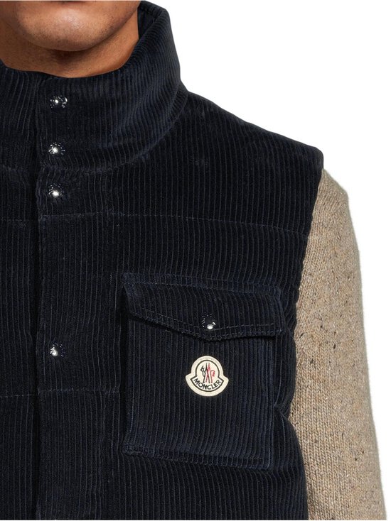 Moncler - Agen-vakosamettinen untuvaliivi - 779 NAVY - photo 5 Moncler - Agen-vakosamettinen untuvaliivi - 779 NAVY | Stockmann - photo 5