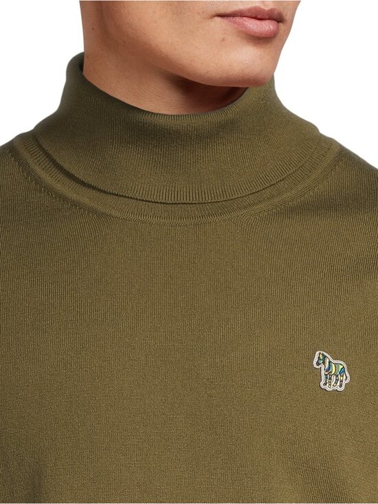 PS Paul Smith - Roll Neck Zebra Badge -neule - 35_MILITARY GREEN | Stockmann - photo 4