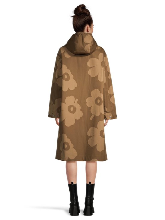 Marimekko - Merete Juhlaunikko -pitkä puuvillaparka - 188 BROWN, BEIGE | Stockmann - photo 3