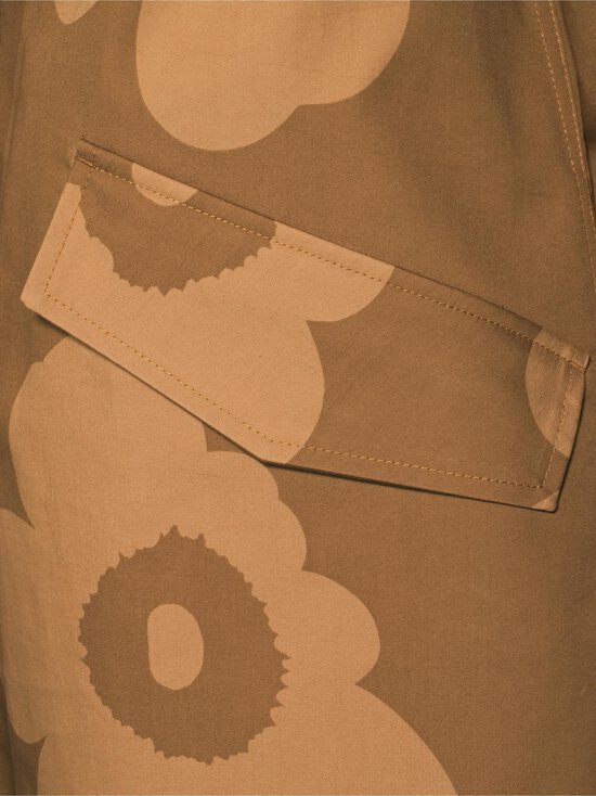 Marimekko - Merete Juhlaunikko -pitkä puuvillaparka - 188 BROWN, BEIGE | Stockmann - photo 4