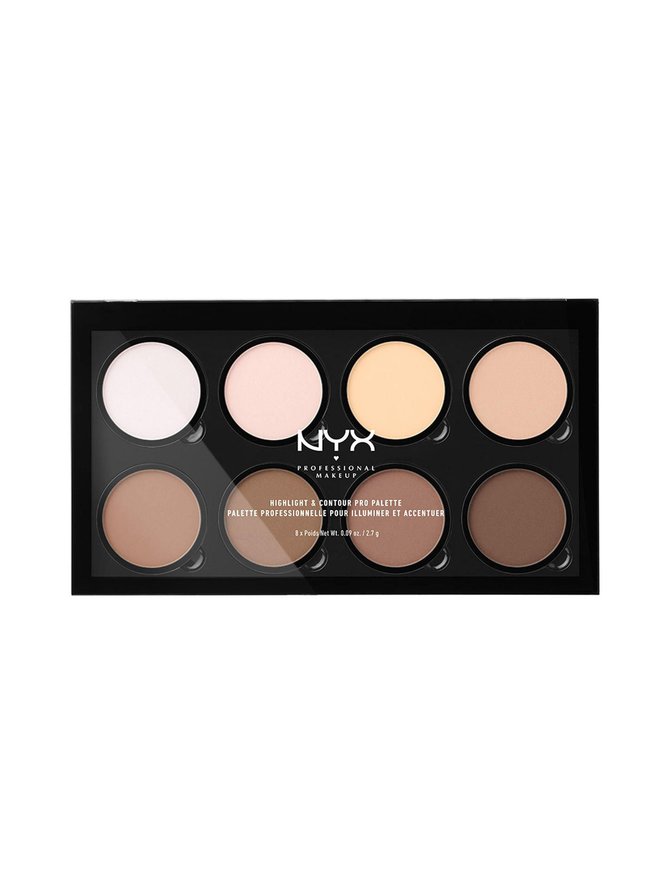 NYX Professional Makeup - Highlight & Contour Pro Palette -korostus- Ja Varjostuspaletti 16,2 G